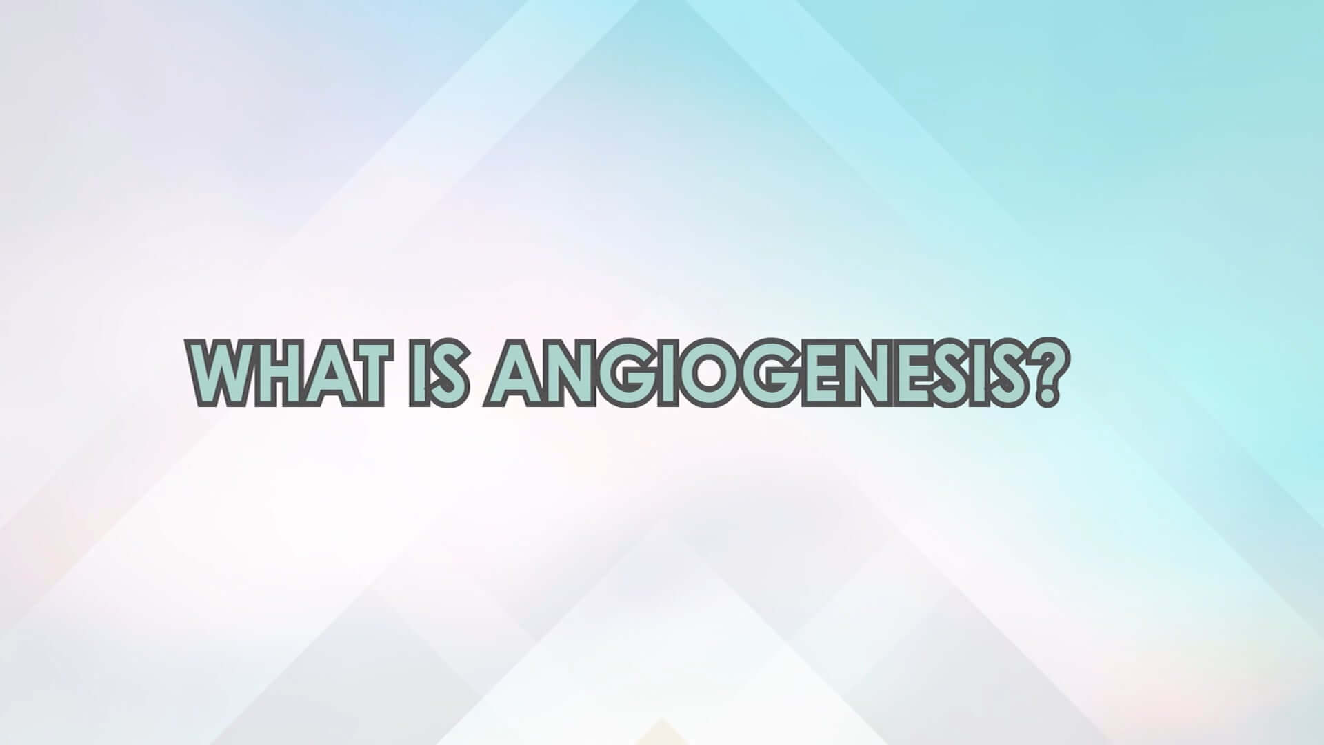 What is Angiogenesis?